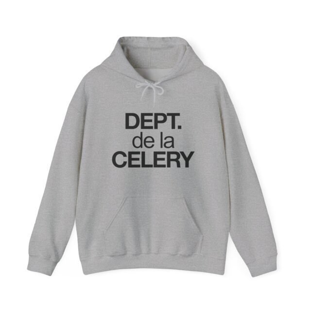 Dept. de la Celery Hoodie in Sport Grey