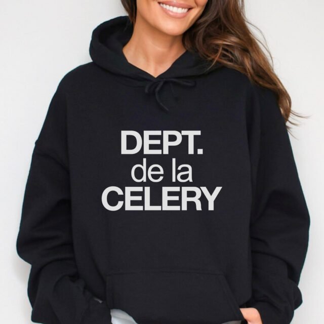 Dept. de la Celery Hoodie in Black