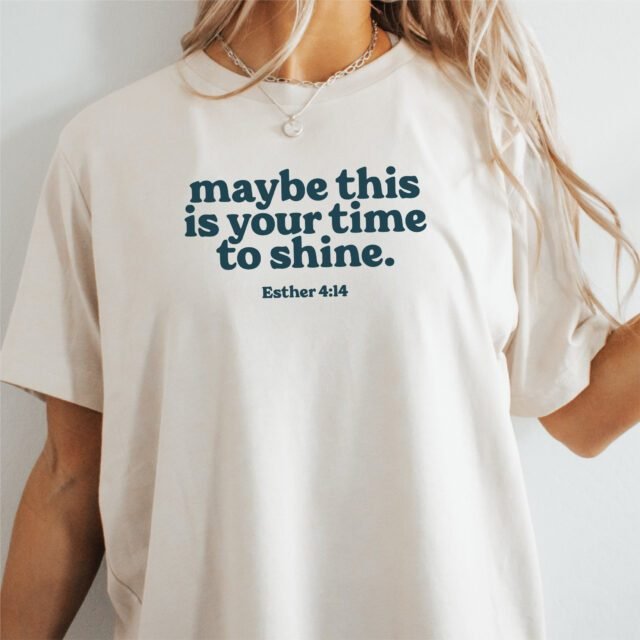 Moxee Apparel Esther 4:14 tee in Natural